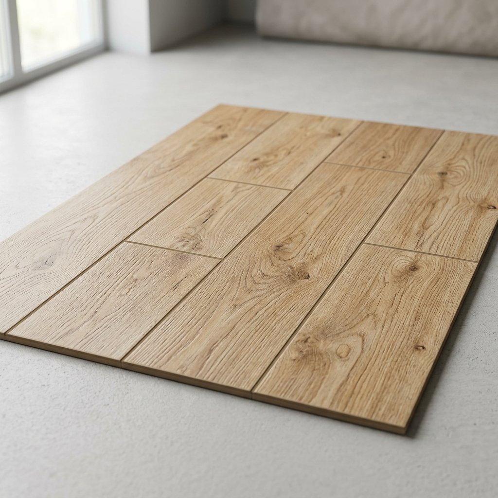 Rustic Oak Wood Plank Tile
