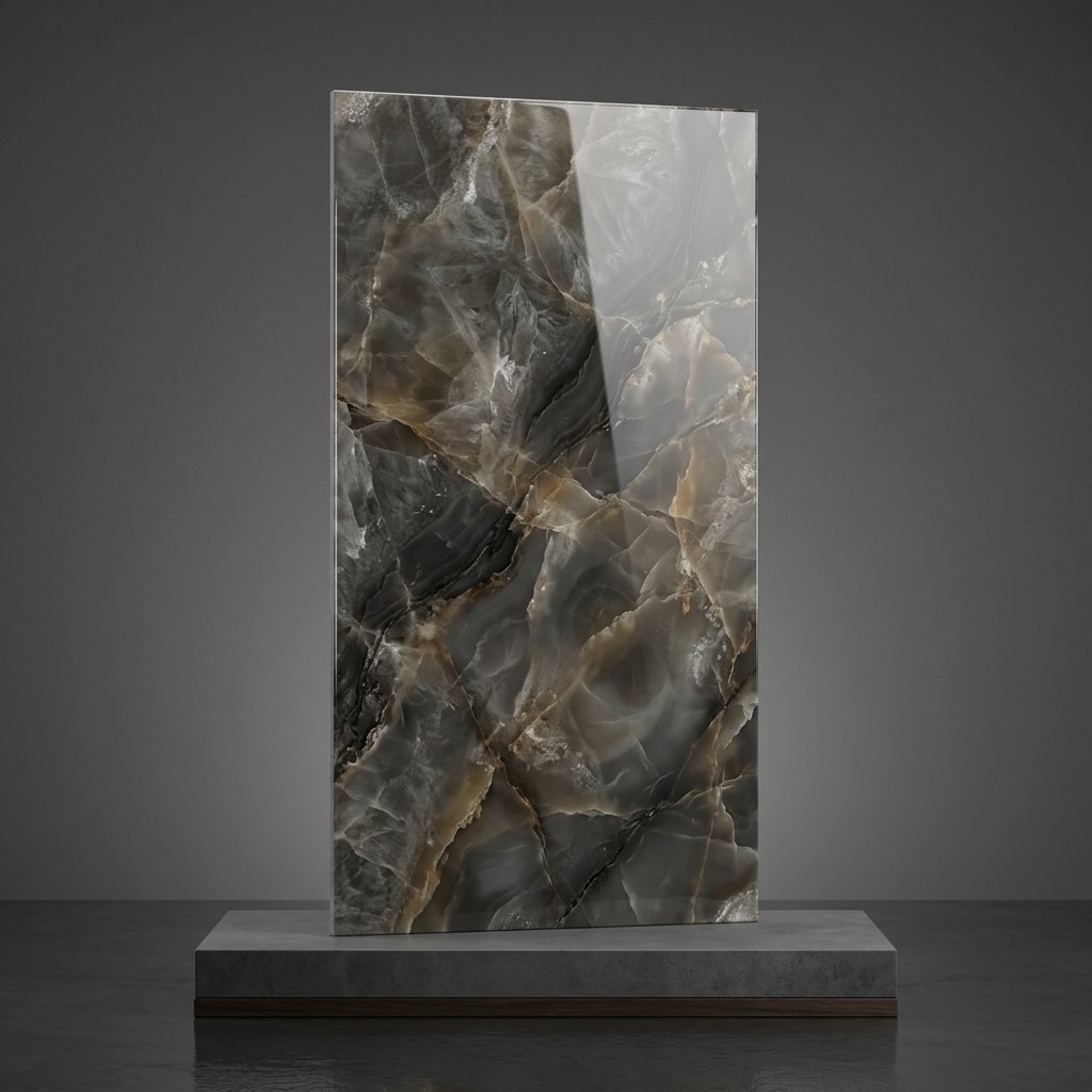 Smoky Grey Onyx Vitrified